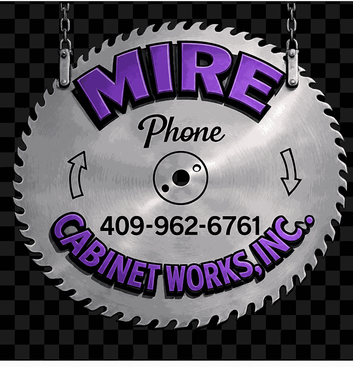 Mire Cabinet Works Sign